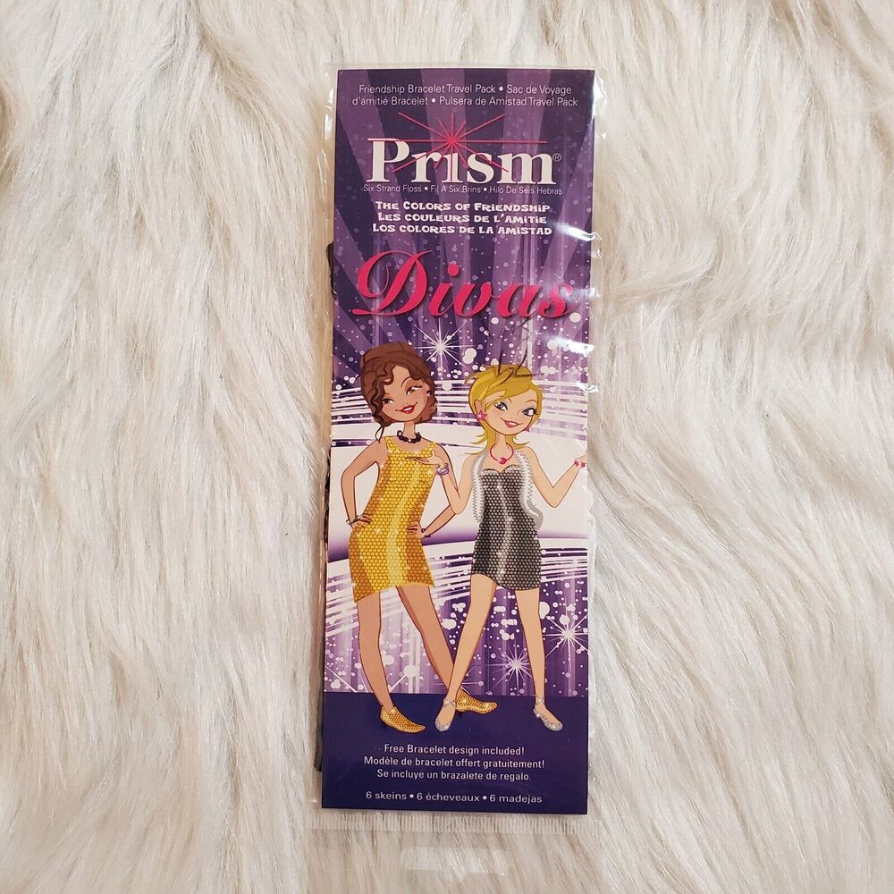 Prism Divas Friendship Bracelet Travel Pack 6 Piece Skeins With Instructions